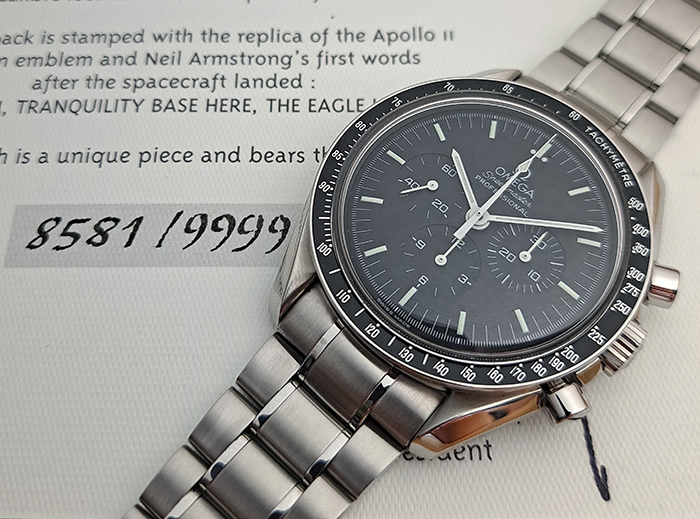 Omega Speedmaster Moonwatch Apollo 11 30th Anniversary Wristwatch Ref. 3560.50